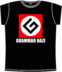 Grammar Nazi black